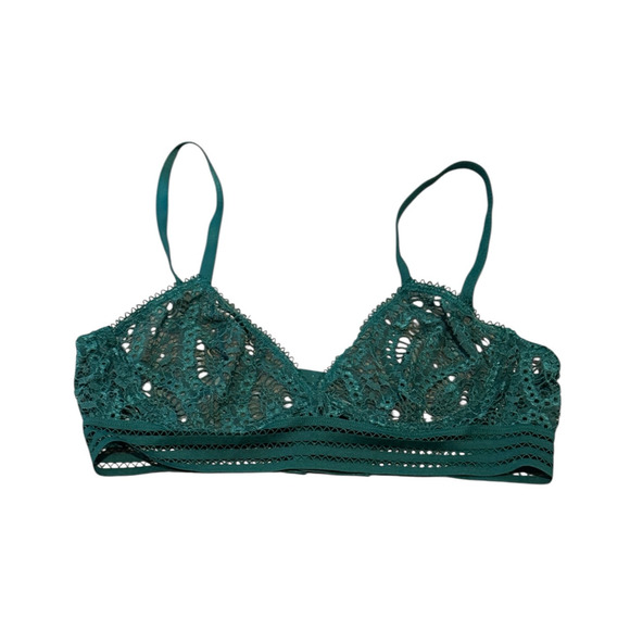 else Women's 36A Green Baroque Triangle Lace Underwire Bra - Picture 3 of 7